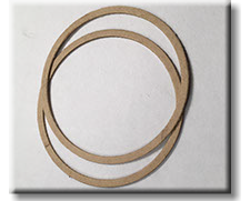 cowl light reflector to bezel gaskets